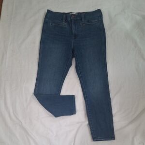 Madewell Women's Skinny Jeans in Dark Blue Size 28P